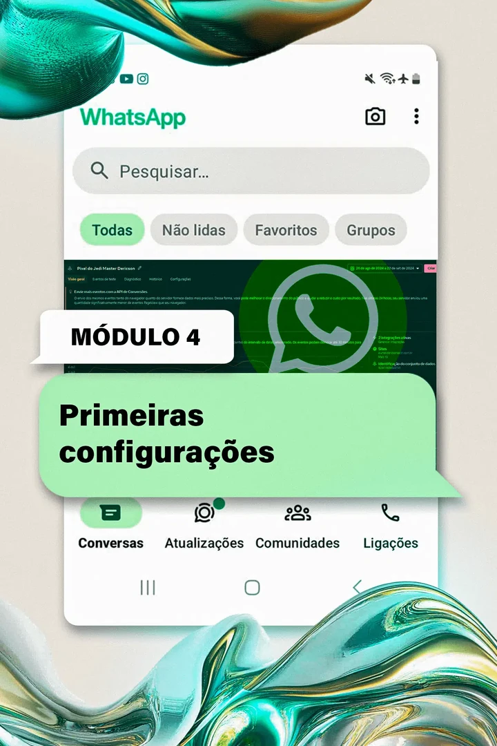 Capa do módulo 4, Primeiras configurações.