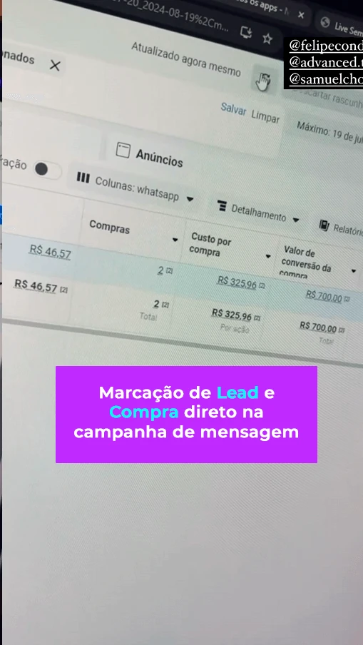 Capa da demonstração de funil de WhatsApp sem site, incluindo Pix direto.